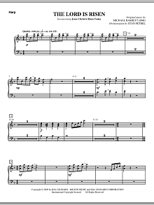 The Lord Is Risen - Harp 