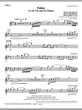 Today (As For Me And My House) - Violin 1