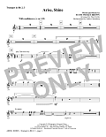 Arise, Shine (arr. Tom Fettke) - Trumpet 2 & 3