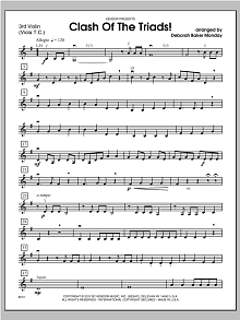 Clash Of The Triads! - Violin 3 