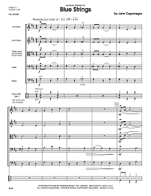Blue Strings - Full Score 