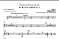 In Remembrance - Percussion 1