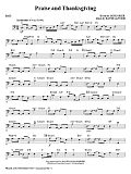 Praise And Thanksgiving - Bass