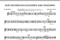 Our Yesterdays Lengthen Like Shadows - Bb Trumpet 2