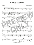 A Boy And A Girl - Violin 2