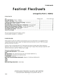 Festival FlexDuets - F Instruments