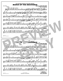 The March of the Resistance (from Star Wars: The Force Awakens) - Flute/Piccolo 