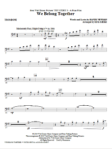 We Belong Together (from Toy Story 3) - Trombone 