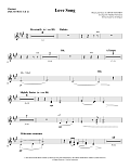 Love Song - Clarinet (sub. Horn 1-2)