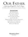Our Father - A Journey Through The Lord's Prayer - Bassoon