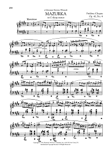 Mazurka in C-sharp minor, Op. 41, No. 4 