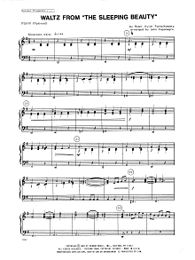 Waltz From "The Sleeping Beauty" - Piano Accompaniment 