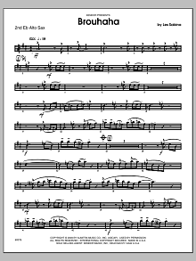 Brouhaha - 2nd Eb Alto Saxophone 