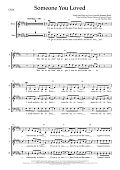 Someone You Loved (arr. Tim Allen) - Choral Score