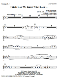 This Is How We Know What Love Is - Trumpet 2 & 3