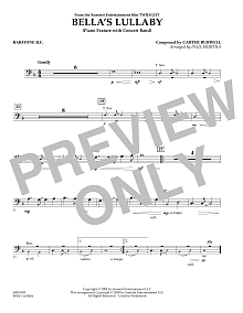 Bella's Lullaby (from Twilight) - Baritone B.C. 