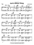 Just A Minor Thing - Piano