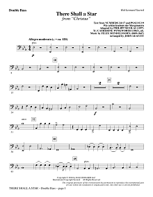 There Shall a Star (arr. John Leavitt) - Double Bass 