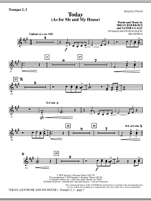 Today (As For Me And My House) - Trumpet 2 & 3 