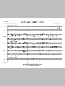 Come, Holy Spirit, Come! - Full Score 