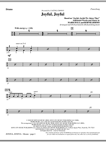 Joyful, Joyful - Drums 