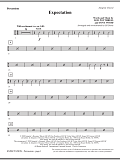 Expectation - Percussion 1 & 2