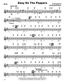 Easy On The Peppers - Guitar 
