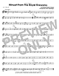 Minuet From The Royal Fireworks (arr. John Caponegro) - 2nd Violin