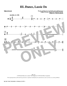 Music for Children (Choral Suite 1) - Triangle 