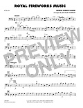 Royal Fireworks Music - Cello