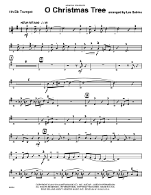 O Christmas Tree - 4th Bb Trumpet 
