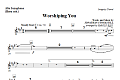 Worshiping You - Alto Sax (Horn sub.)