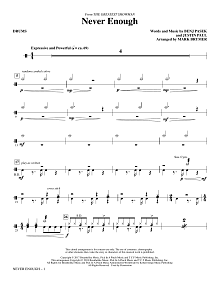 Never Enough - Drums 