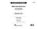 Here's That Rainy Day - Conductor Score (Full Score)