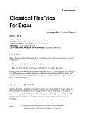 Classical Flextrios For Brass (arr. Andrew Balent) - Horn in F