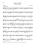 Songs of Isaiah (Parts) - Violin 1