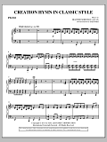Creation Hymn In Classic Style - Piano