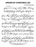 Grown-Up Christmas List [Jazz version] (arr. Brent Edstrom)