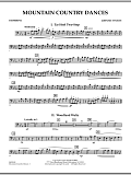 Mountain Country Dances - Trombone