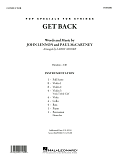 Get Back (arr. Larry Moore) - Conductor Score (Full Score)