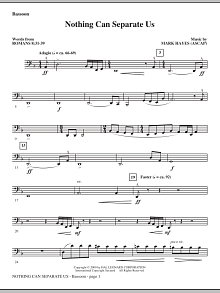 Nothing Can Separate Us - Bassoon 