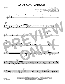 Lady Gaga Fugue - F Horn 