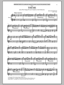 Theme (from The Young Person's Guide To The Orchestra) 