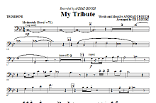 My Tribute - Trombone 