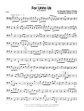 For Unto Us (from Messiah) - Bass