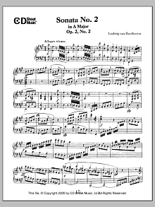 Sonata No. 2 In A Major, Op. 2, No. 2 