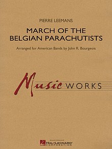 March Of The Belgian Parachutists - Full Score 