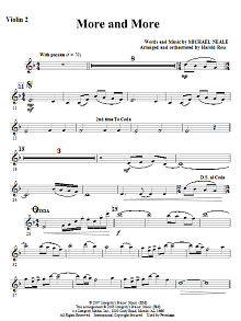 More And More - Violin 2 