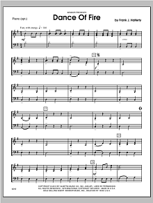 Dance Of Fire - Piano 
