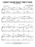 I Didn't Know What Time It Was (arr. Brent Edstrom)